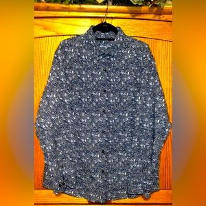 TASSO ELBA MENS LONG SLEEVE BUTTONDOWN SHIRT XL